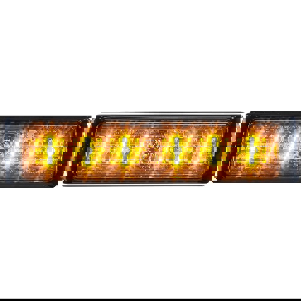 Emergency Light Assemblies; Light Assembly Type: Warning ; Voltage: 12-24 V dc ; Mount Type: Surface ; Overall Width: 4in ; Overall Length: 5.2in ; Standards: SAE J845 Class 1;CAC Title 13